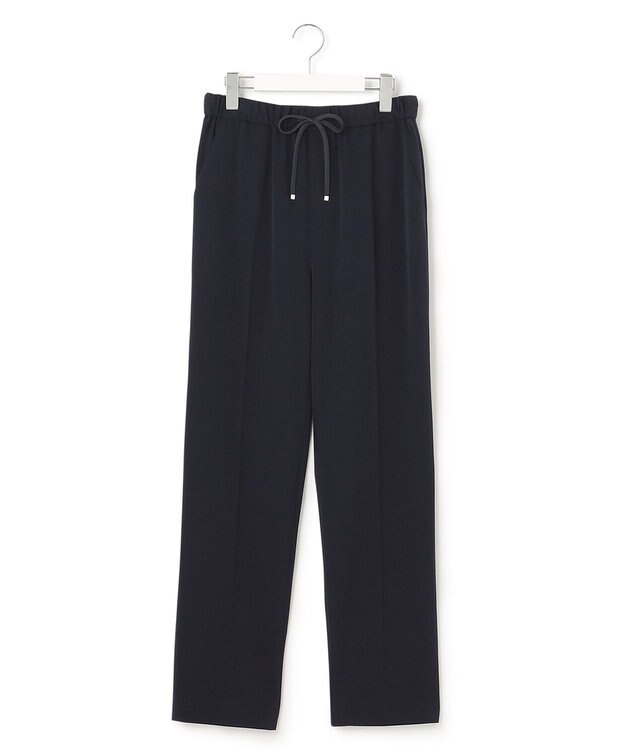 23区 【洗える】2WAYストレッチツイル テーパードパンツ ネイビー系