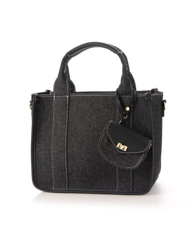 LA BAGAGERIE コットンクラシック2WAYトート Sサイズ ブラックデニム