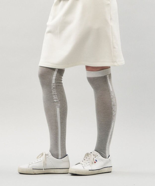 23区GOLF 【WOMEN】ラインロゴ ニーハイソックス