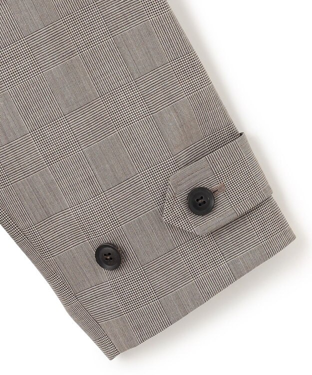 BEIGE， MER / グレンチェックコート Beige