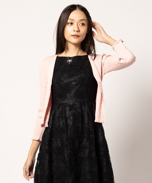 TOCCA 【洗える】SPRING RESONATE カーディガン ライトピンク