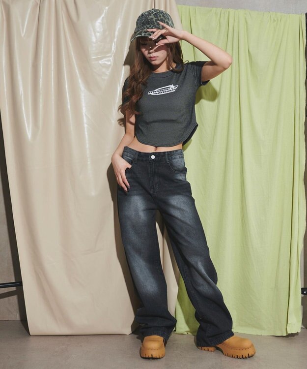 WEGO マルチヘムアジャスターデニム ブラック