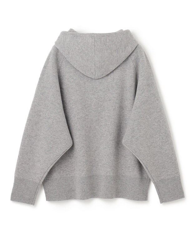 BEIGE， COURCETTE / ウールニットパーカー Md Gray
