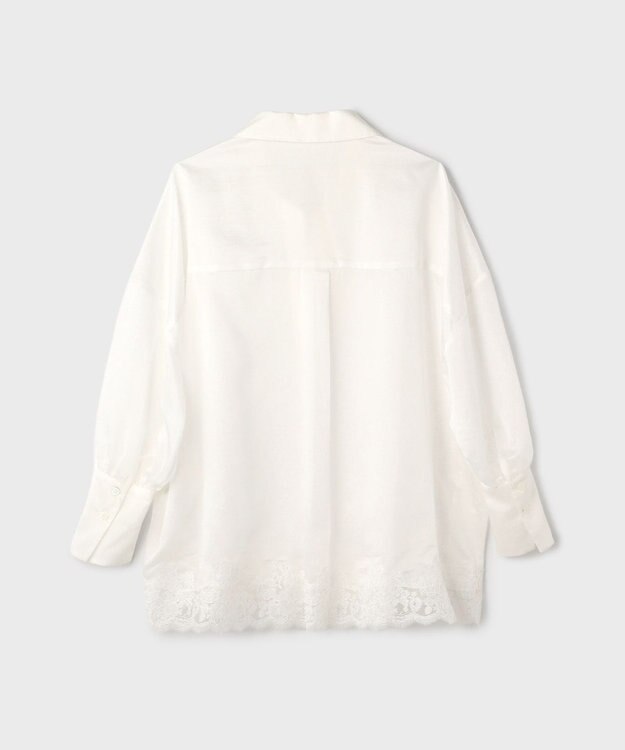 GRACE CONTINENTAL シアースキッパートップ ホワイト