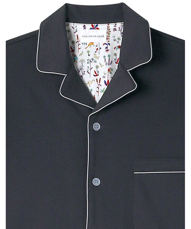 une nana cool 【綿100％】やわらか天竺メンズパジャマ　ＭＡＤＥ　ＷＩＴＨ　ＬＩＢＥＲＴＹ　ＦＡＢＲＩＣ OB