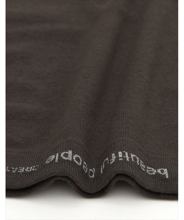 WACOAL MEN レディース <beautiful people>コラボ タンクトップ ボクサートップス ワンサイズ（S-L） オーガニック綿混 立体成型 肩幅：狭め ネック深さ：あさめ WL8001 /ワコールメン ブラウン