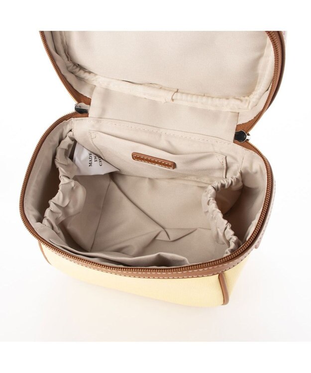 LA BAGAGERIE 【倉敷帆布】キャンバスバニティバッグ イエロー