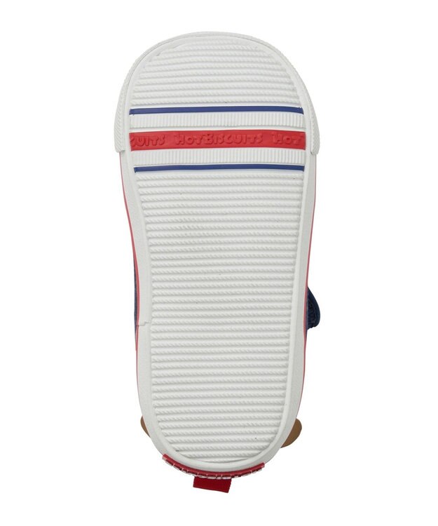 MIKI HOUSE HOT BISCUITS 【14-16cm】 かかと顔ドン デニム セカンドベビーシューズ 紺