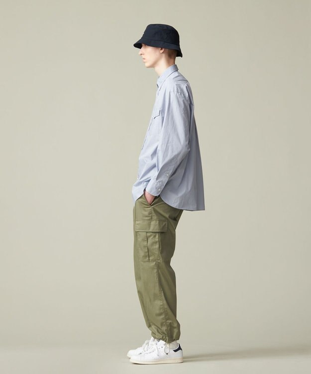 J.PRESS YORK STREET 【UNISEX】タイプライターシャツ/B.D. サックスブルー系