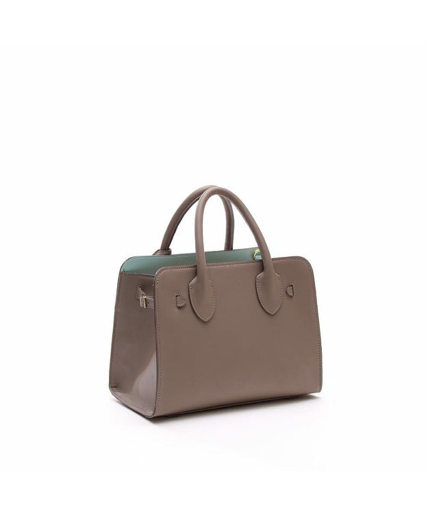 A.D.M.J. 【牛革】 クラシックアニルブリロ/サイドベルトトート25cm(ショルダーストラップ付) AN.BR