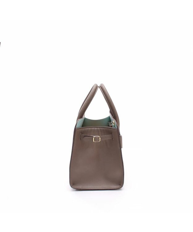 A.D.M.J. 【牛革】 クラシックアニルブリロ/サイドベルトトート25cm(ショルダーストラップ付) AN.BR