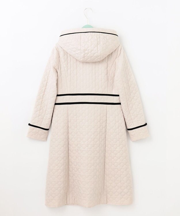 TOCCA LAURA キルティングロングコート ベージュ系