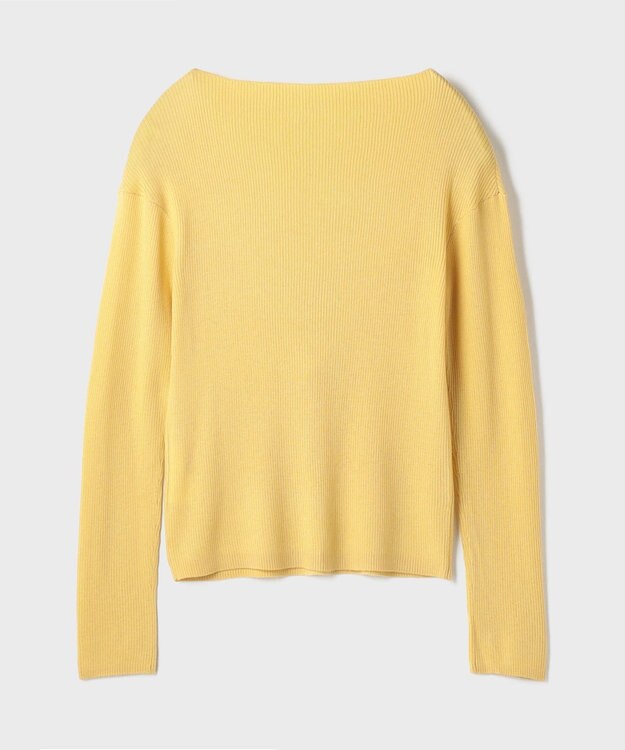 GRACE CONTINENTAL ハイゲージウールニットトップ イエロー