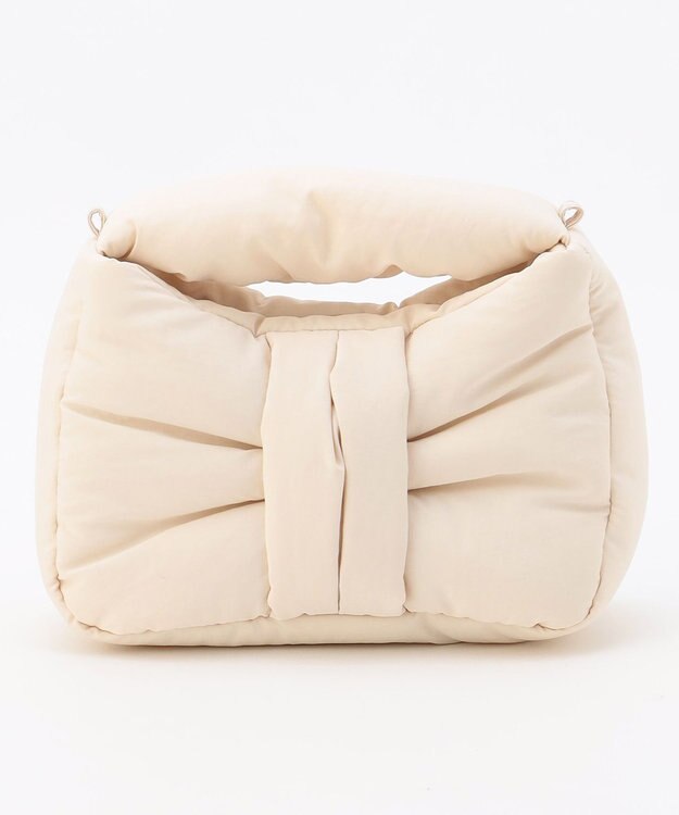 組曲 ボンディングリボンバッグ アイボリー系