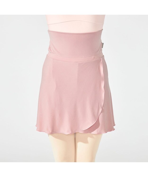 Chacott ショートスパッツ付スカート グレイッシュローズ