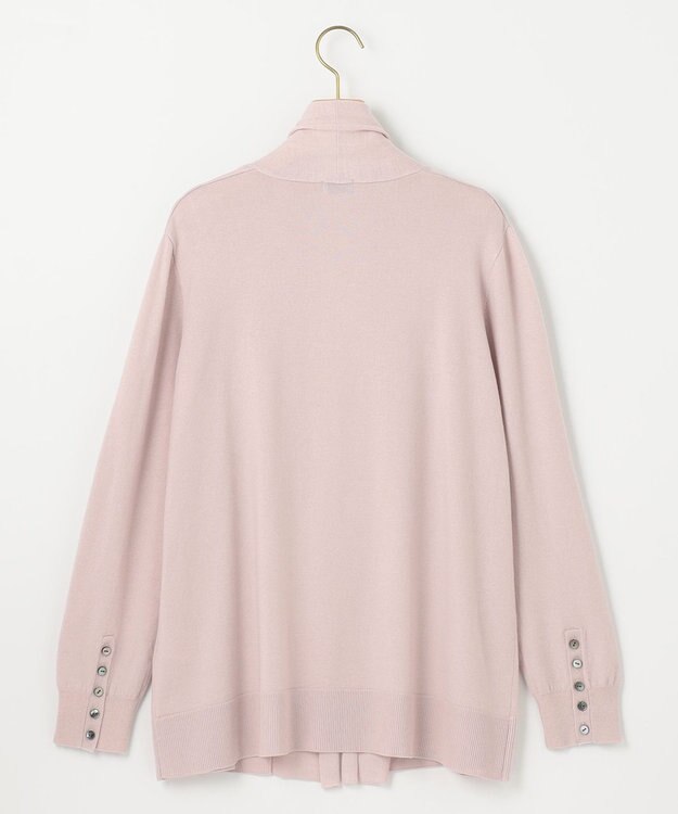 組曲 L 【WEB限定】セミウーステッド ニットカーディガン ピンク系