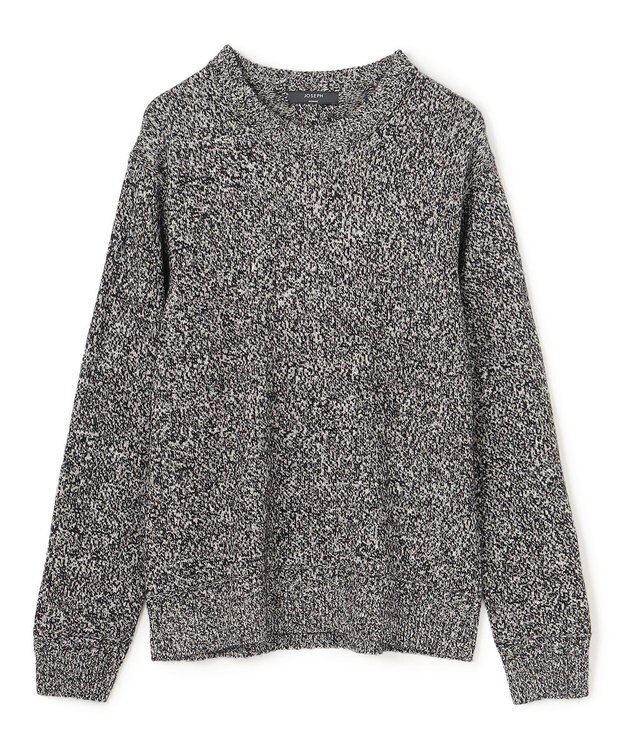 JOSEPH HOMME 【新素材】ペーパーウールミックス　クルーネックニット ライトグレー系