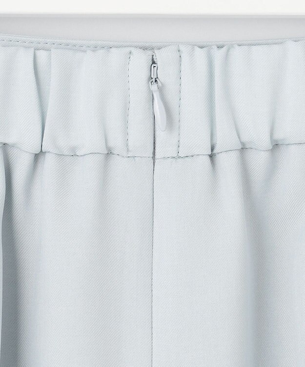 J.PRESS LADIES 【洗える・シワになりにくい】Garudaツイル フレアー スカート サックスブルー系