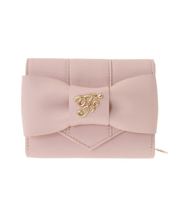 Maison de FLEUR ベルトリボンミニウォレット Pink