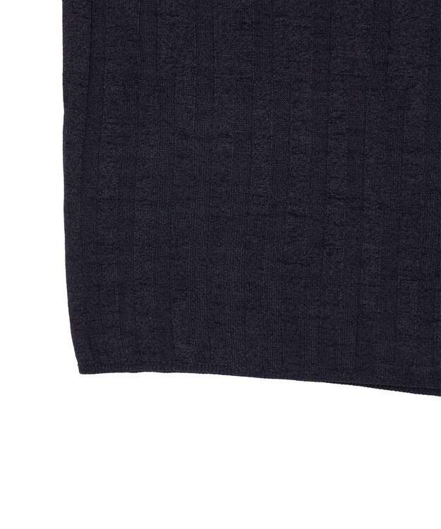 JOSEPH 【WEB&OUTLET限定・洗える】テクスチャードレーヨン　ラウンドネックニット Navy