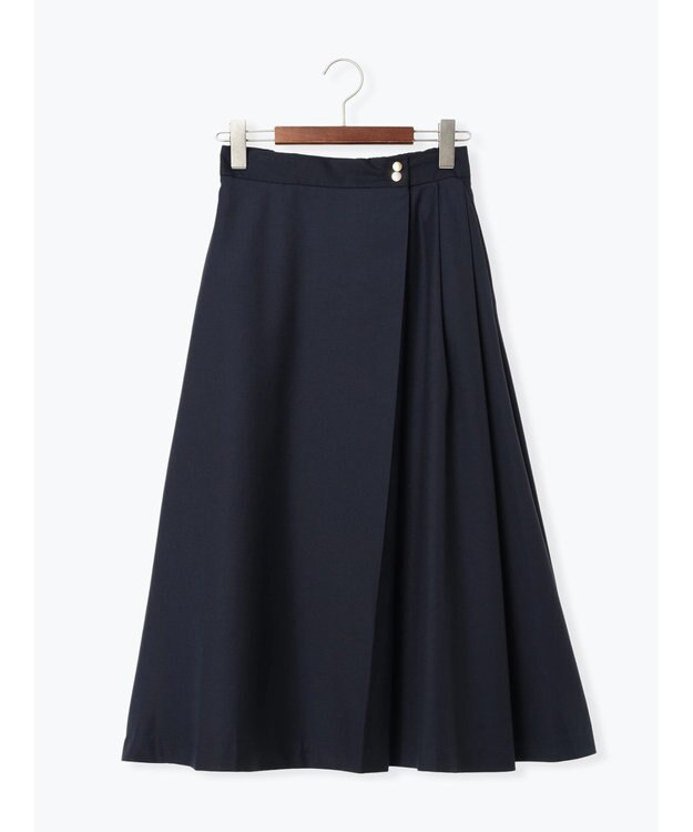 Te chichi アシメタックフレアスカート ネイビー