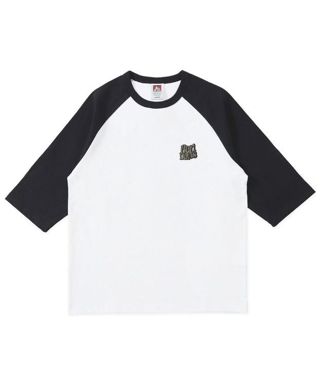 WEGO 【ユニセックス着用ITEM/MLサイズ展開】別注BENDAVISグラフィックラグランT（7S） ホワイト