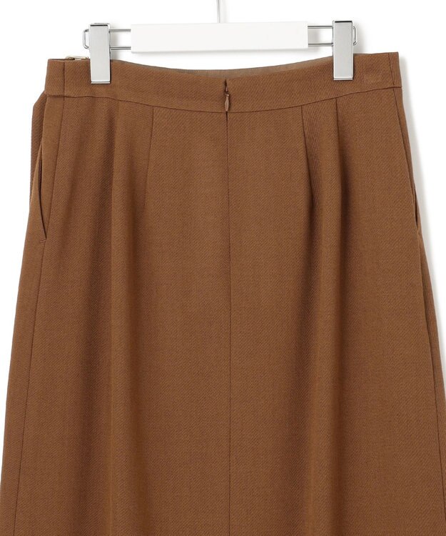 23区 クリアトリコチン ラップ風 スカート キャメル系