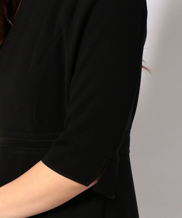 組曲 NOIR モランナ経二重 ジャケット+ワンピース ブラック系