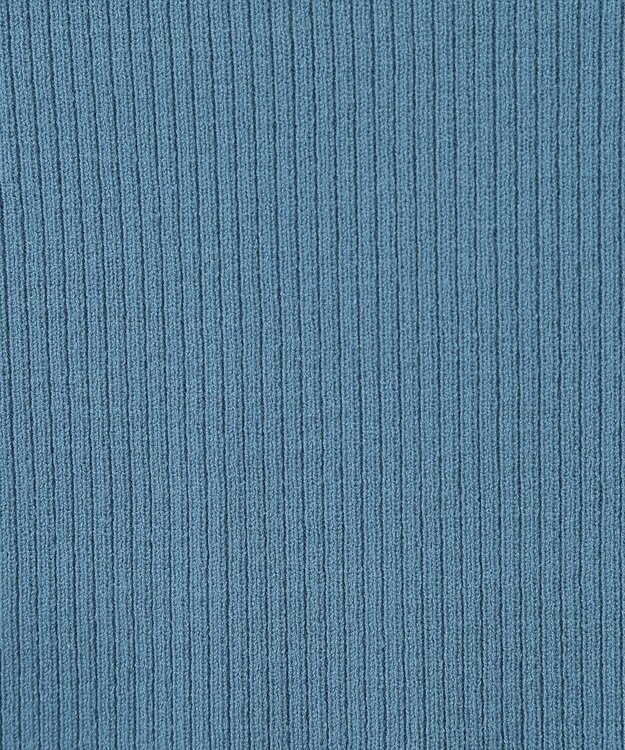 Green Parks アンチピリング袖シアーリブニットプルオーバー Blue