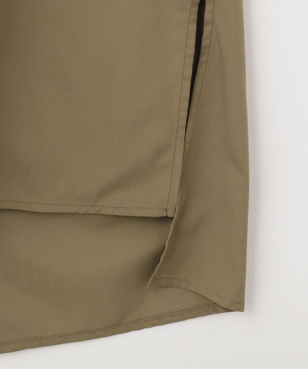 #Newans 【ANSWER for 男の子ママ】スリットネックパフスリーブブラウス カーキ系