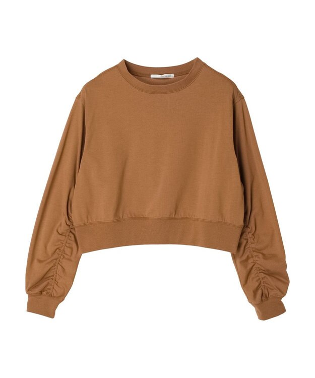 Green Parks ・ＥＬＥＮＣＡＲＥ　ＤＵＥシャーリング袖プルオーバー Dark Orange