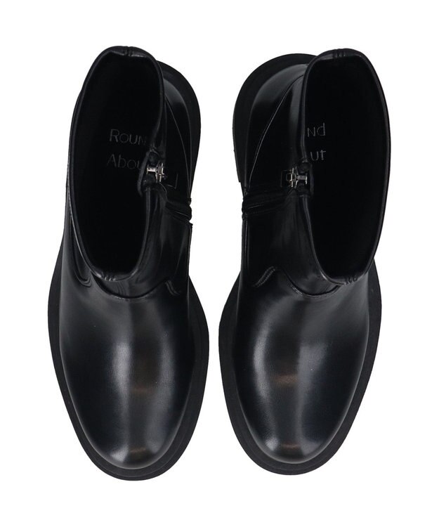 Bridget Birkin 【Round About】厚底ラギットソールストレッチブーツ ブラック