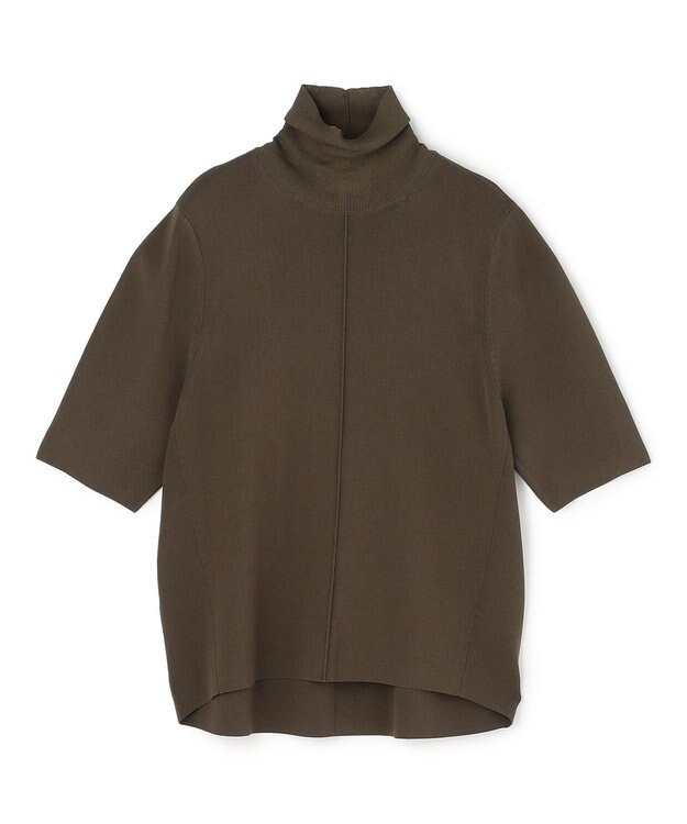 BEIGE， LAURA / ドライタッチ ストレッチショートスリーブニット Khaki