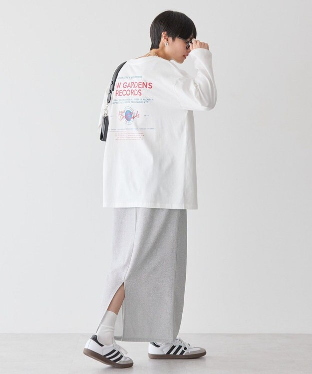 AMERICAN HOLIC ラメスカート Gray