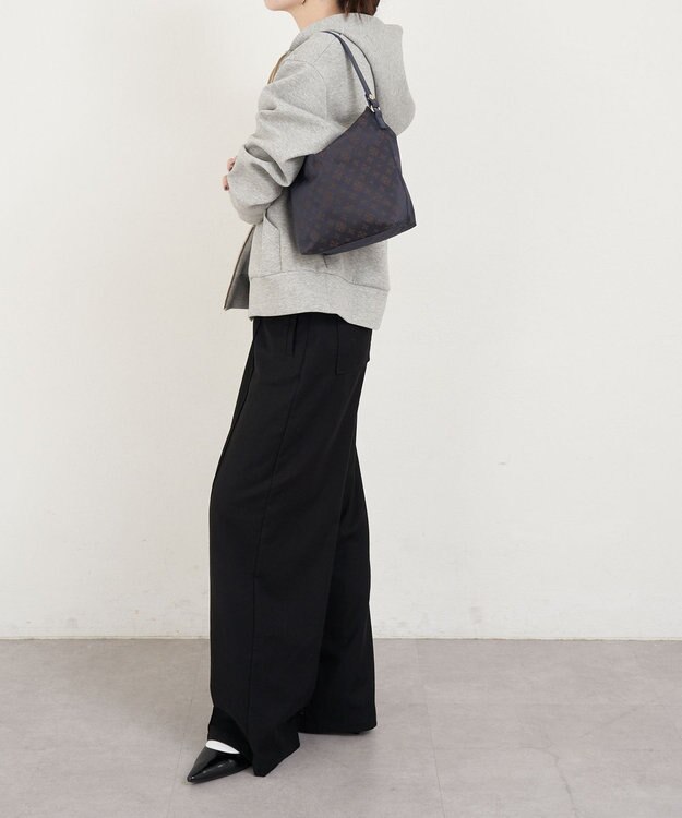 russet ナイロンジャガード2WAYミニショルダーバッグ(CE-1627) Purple/BR