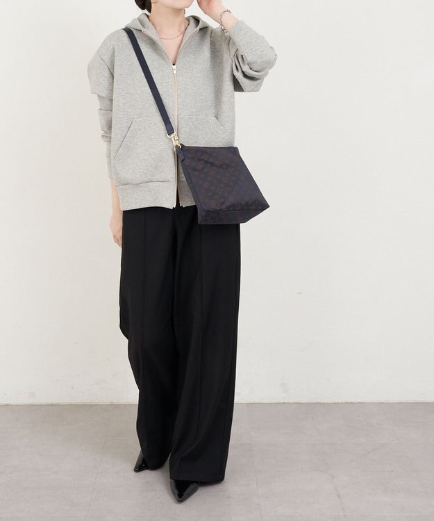 russet ナイロンジャガード2WAYミニショルダーバッグ(CE-1627) Purple/BR