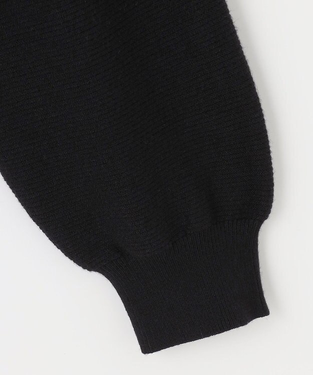 ANY 【ウエストゴム/洗濯機可能】ハンドトゥースセットアップ ブラック×オフ