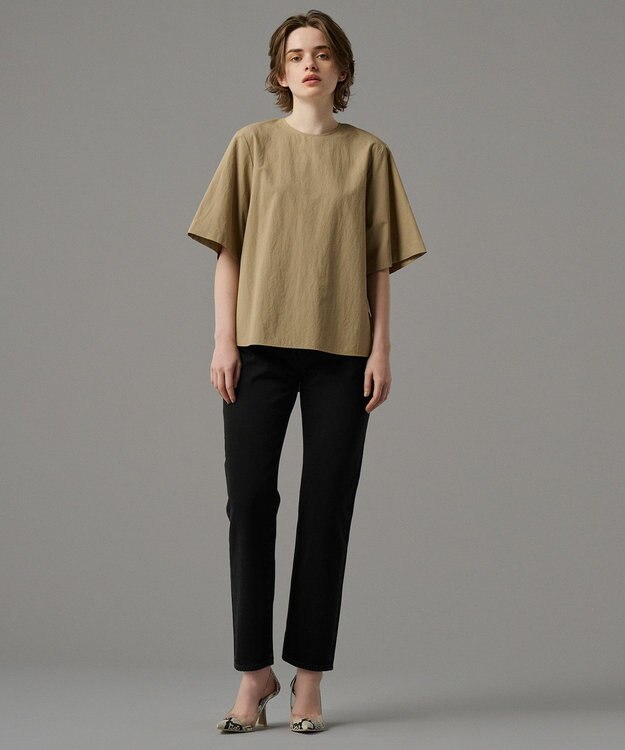 uncrave ストレート デニム パンツ（uncrave STANDARD） ブラック