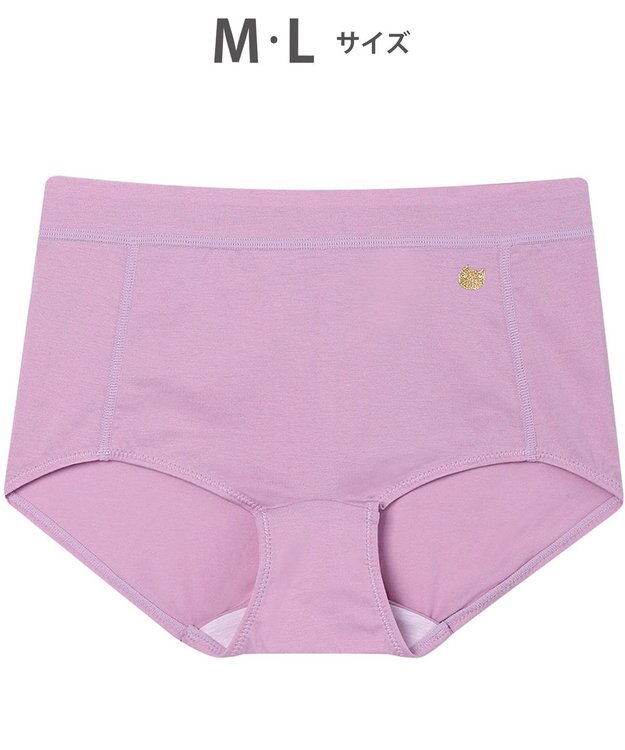 tsumori chisato SLEEP ツモリチサト ショーツ 綿混ベア天竺素材(身生地) はきこみ丈ふつう レディース UPX401/ワコール パープル