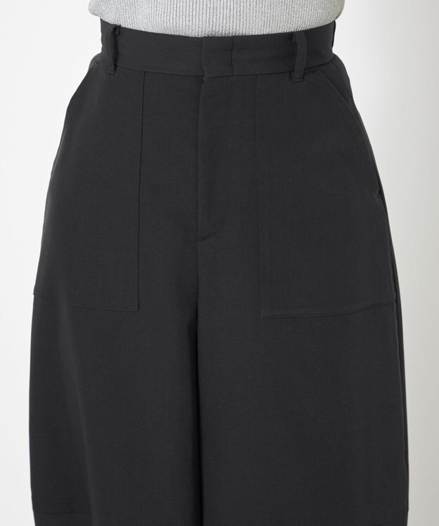 NAVE 【Nave・セットアップ可/洗える/撥水】スパンツイル パンツ ブラック系