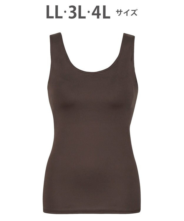 Wing インナー カップ付きノースリーブ 【シンクロブラトップ】 ラクなのにきれいなバストシルエット ウイング／ワコール ET1151 ワイン