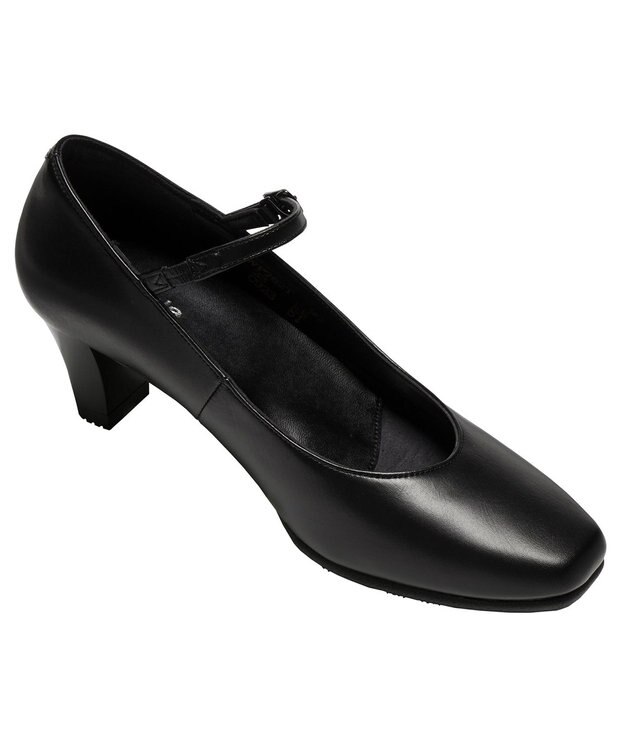 ASICS WALKING ペダラウォーキングシューズ 2E ヒール高5.0cm ブラック系