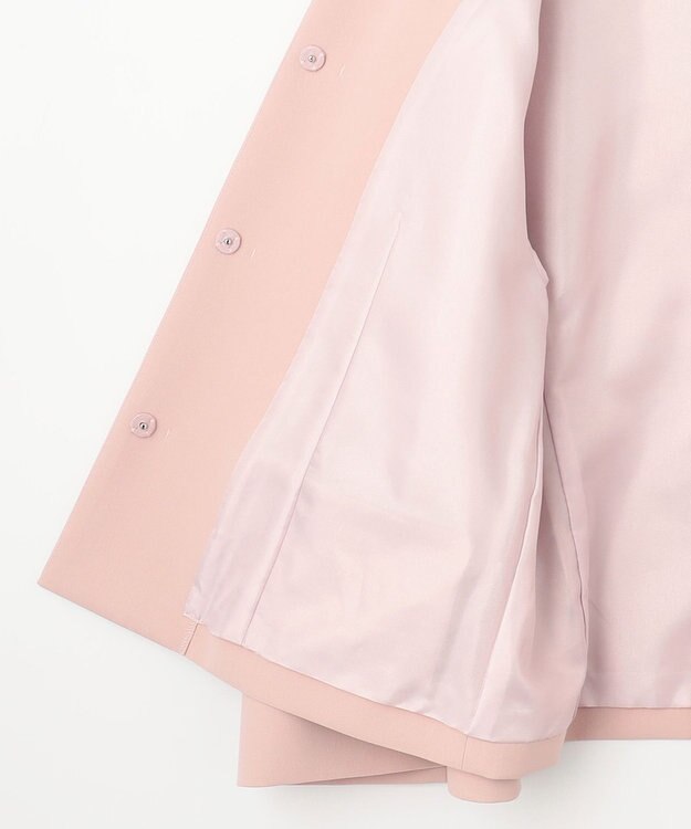 組曲 S 【KUMIKYOKU NAVY】コンフォータブルドレープ ジャケット シャンパンピンク系