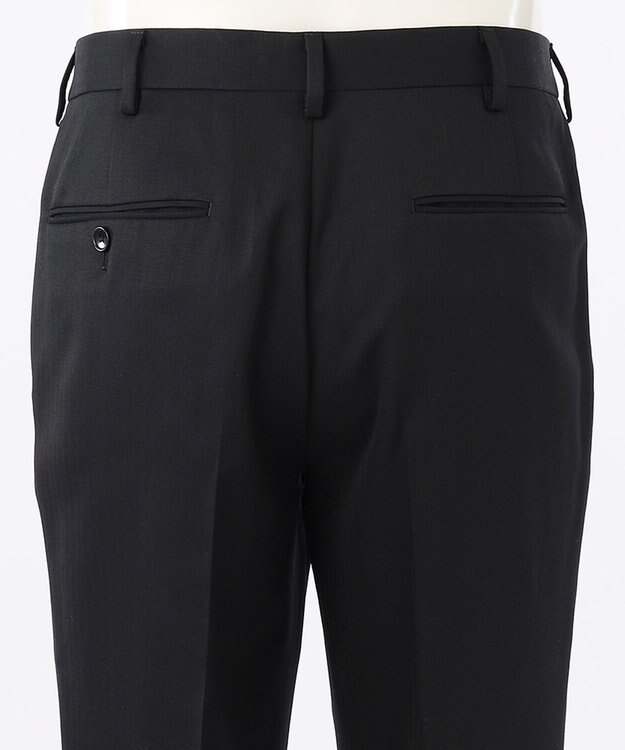 J.PRESS MEN 【HIGHLANDS PEPPIN MERINO】 シャドーへリンボン スーツ ネイビー系1