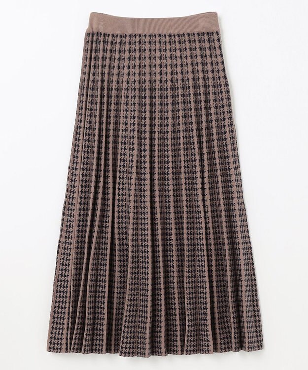 ANY L 【ウエストゴム/洗濯機可能】ハンドトゥースセットアップ モカ×ネイビー