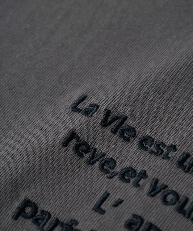 Green Parks ・ｓｗｉｎｇ　ｂｙ　フレンチスリーブ刺繍ＴＥＥ Off White