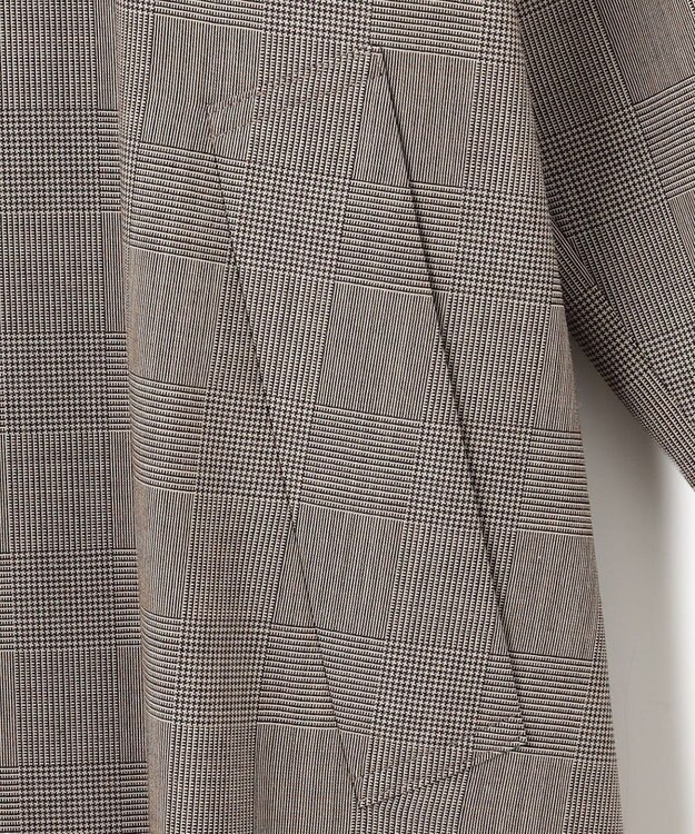 BEIGE， MER / グレンチェックコート Beige