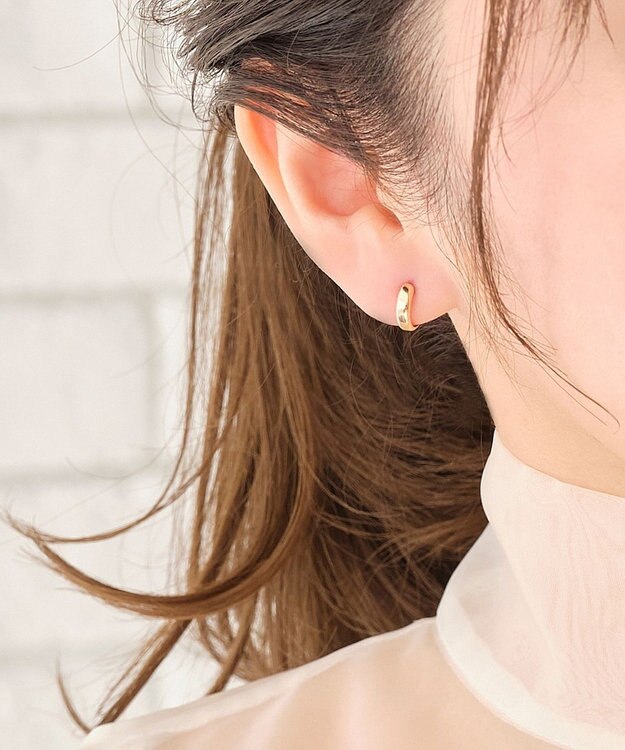 Phoebe 【K10】ディアプランプフープピアス ゴールド