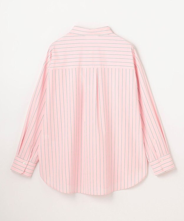 ANY ANYオーバーサイズシャツ ピンクストライプ