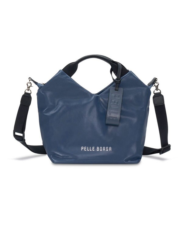 PELLE BORSA 2WAYハンドバッグ Cheers チアーズ 5204 ネイビー